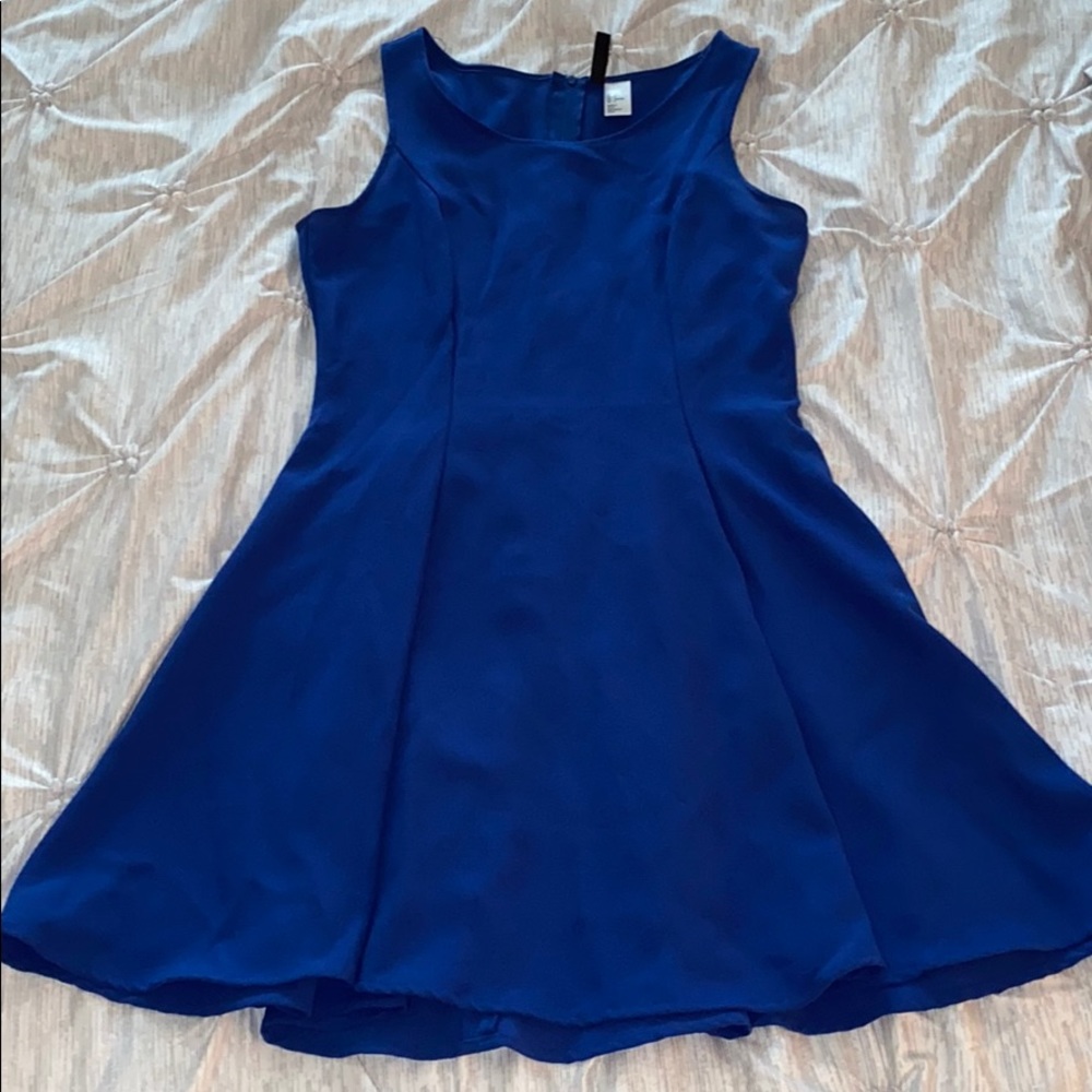 Blue Skater Dress